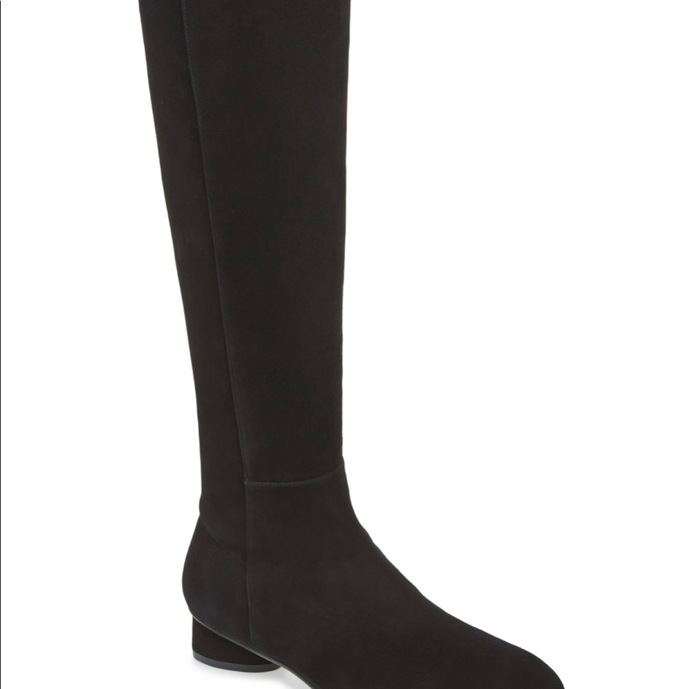 Stuart Weitzman Brown Eloise Over-the-Knee Stretch Boot, HICKORY SUEDE